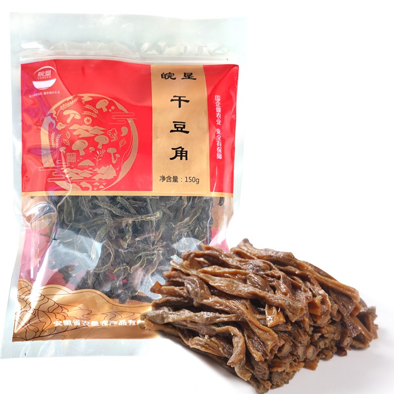 皖墾干豆角干貨嫩長豆角豇豆扁豆干貨脫水150g