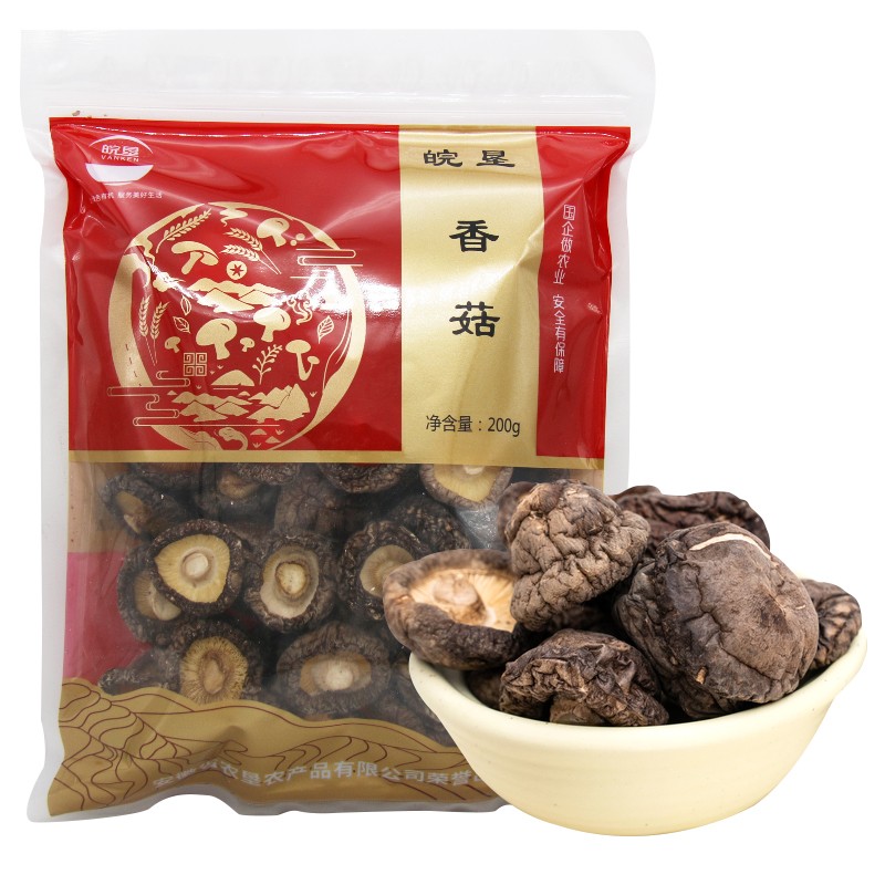 皖墾農(nóng)家日曬小香菇干貨200g