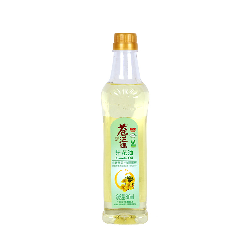 呼倫貝爾農墾出品蒼茫謠芥花油非轉基因食用油500ml*6